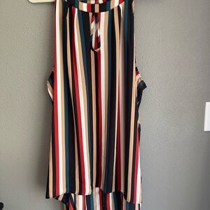 Torrid Multicolor Striped Blouse